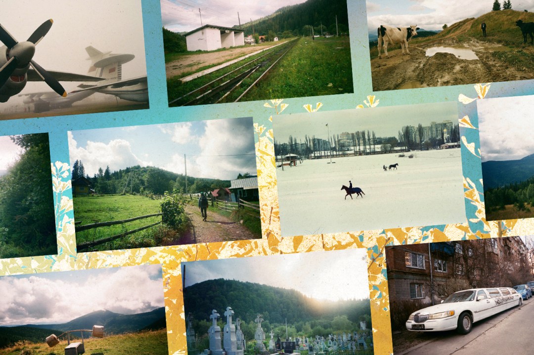 collage of photographs of artwork