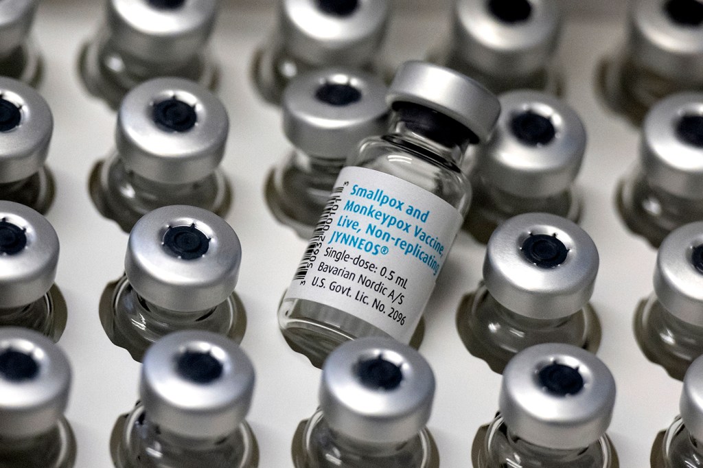 vials of smallpox vaccine