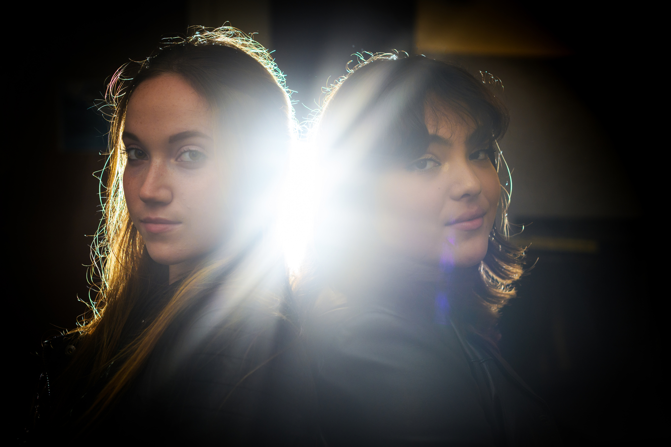 Headshot of Julia Linden (left) and Andrea Larez (right). 