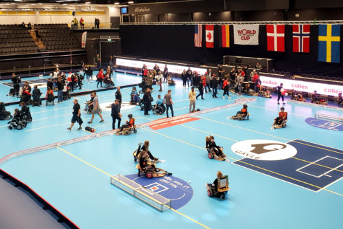 Scene of the volt hockey World Cup
