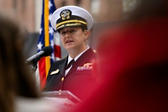 Photo of US Navy Commander Billie J. Farrell