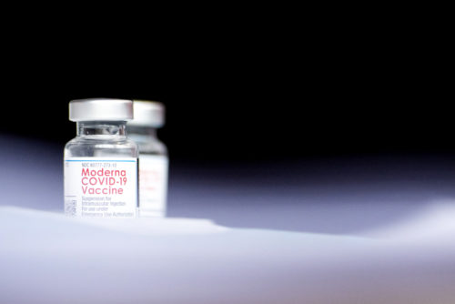 vial of covid vaccine