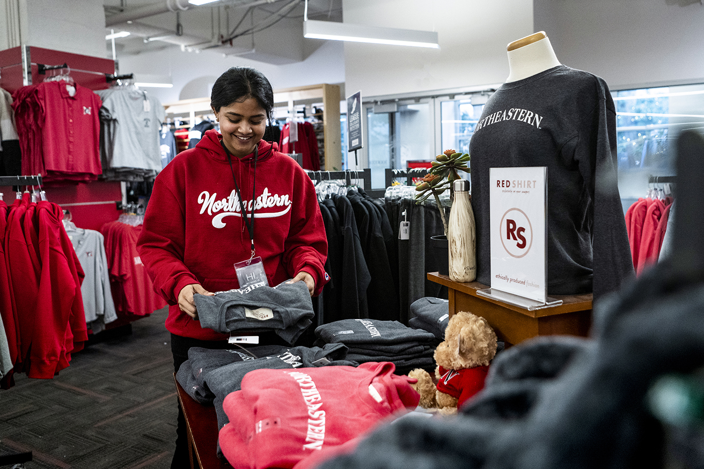 Northeastern University Apparel & Spirit Store Ladies Sweatshirts,  Northeastern University Apparel & Spirit Store Ladies Crew Sweatshirts