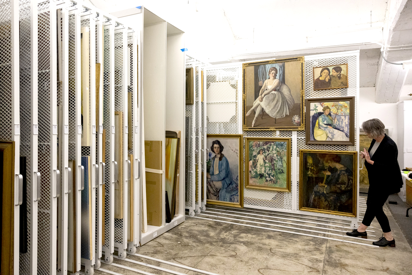 art collection in mills college art museum