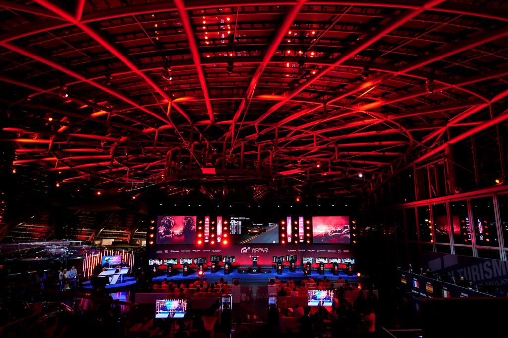 inside of arena used for esports olympics