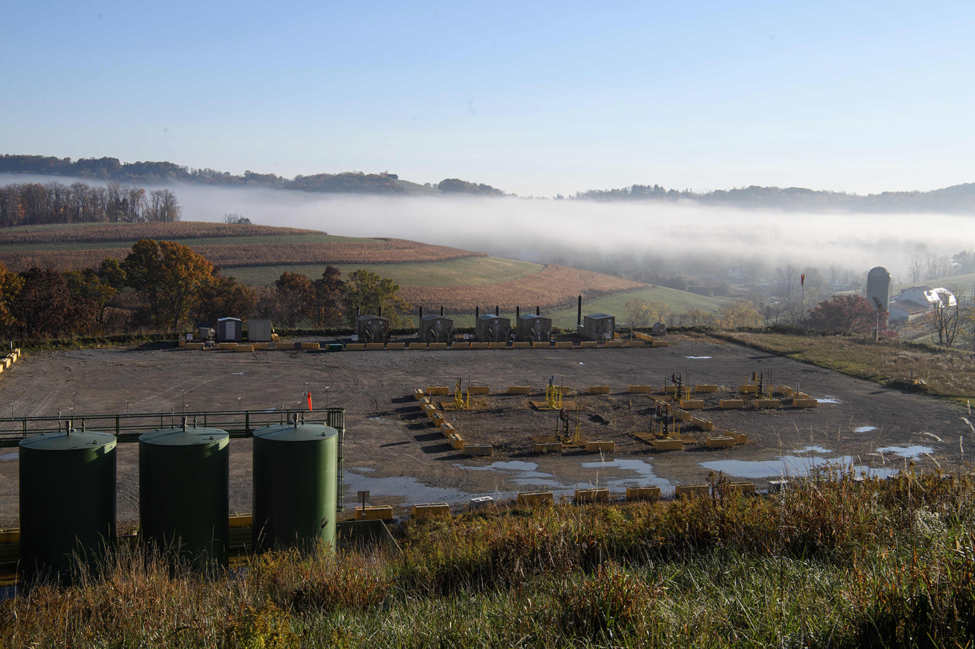 Lusk fracking facility in Scenery Hill