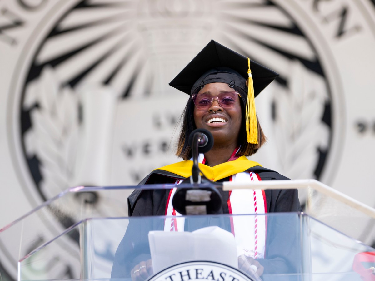 From 16-year-old freshman to graduate student speaker at Fenway, being a Husky has become central to her identity