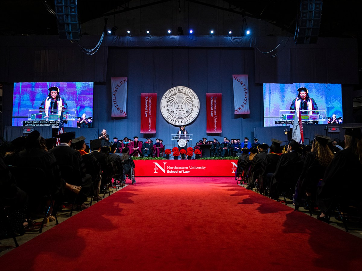‘We need your big heart.’ Northeastern University School of Law celebrates its 2023 graduates
