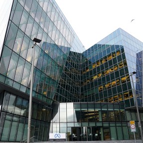 A photo of Meta headquarters in Dublin