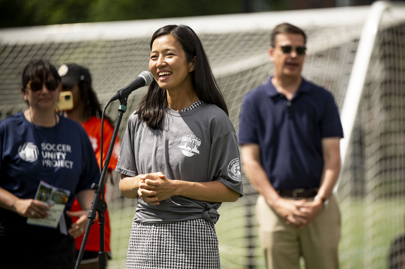 Headshot of Michelle Wu, mayor of Boston.
