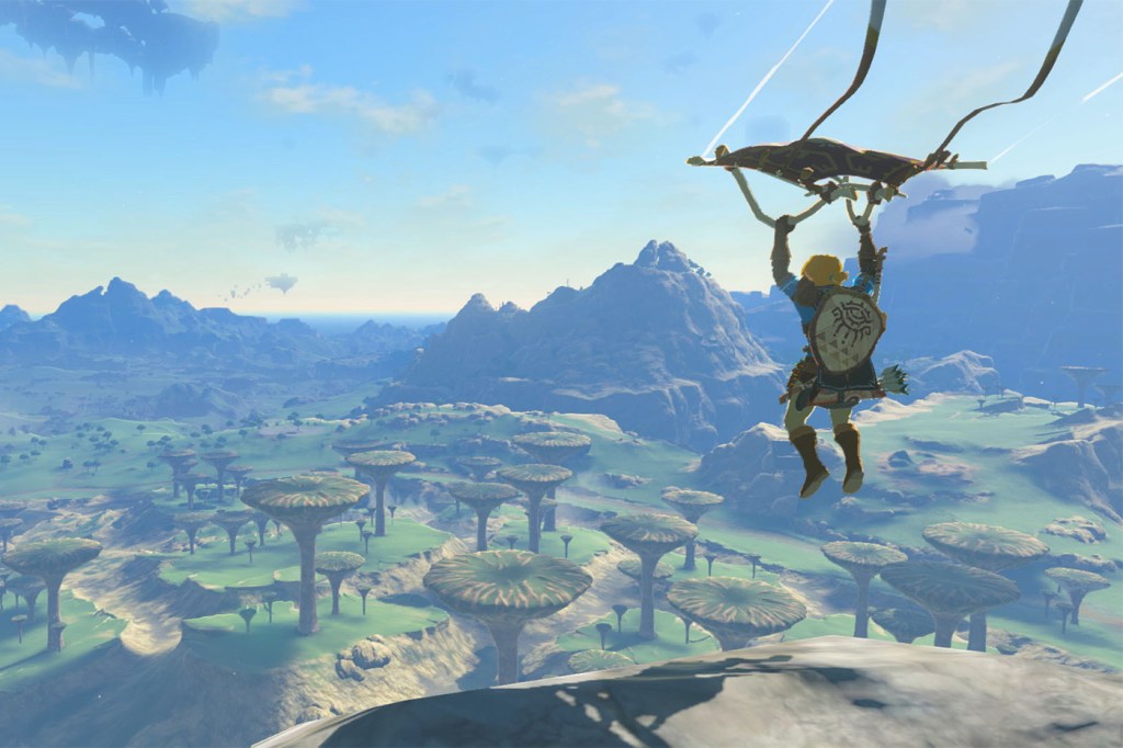 screen capture from Zelda game