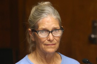 Leslie Van Houten at her parole hearing