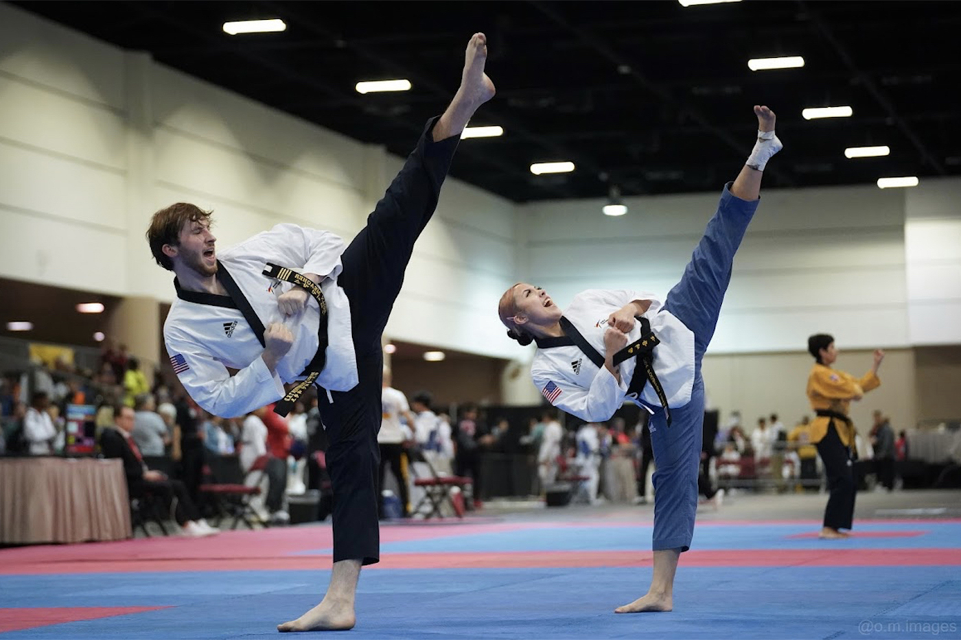 Brian Meagher doing Taekwondo