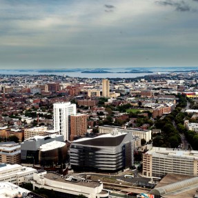 Skyline view of Boston.