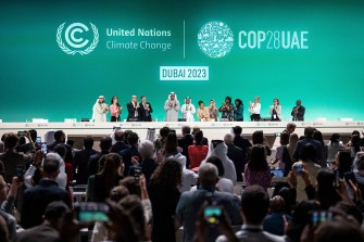 Leaders at the COP28 climate conference.