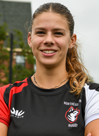 Headshot of Jolene Russo outside in their Rugby uniform.