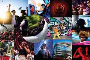 Collage of photos from Northeastern University photographers.