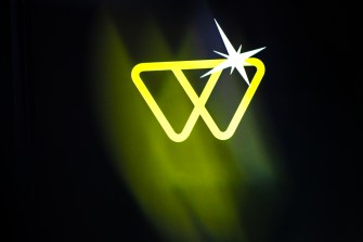 A neon yellow 'W' logo.