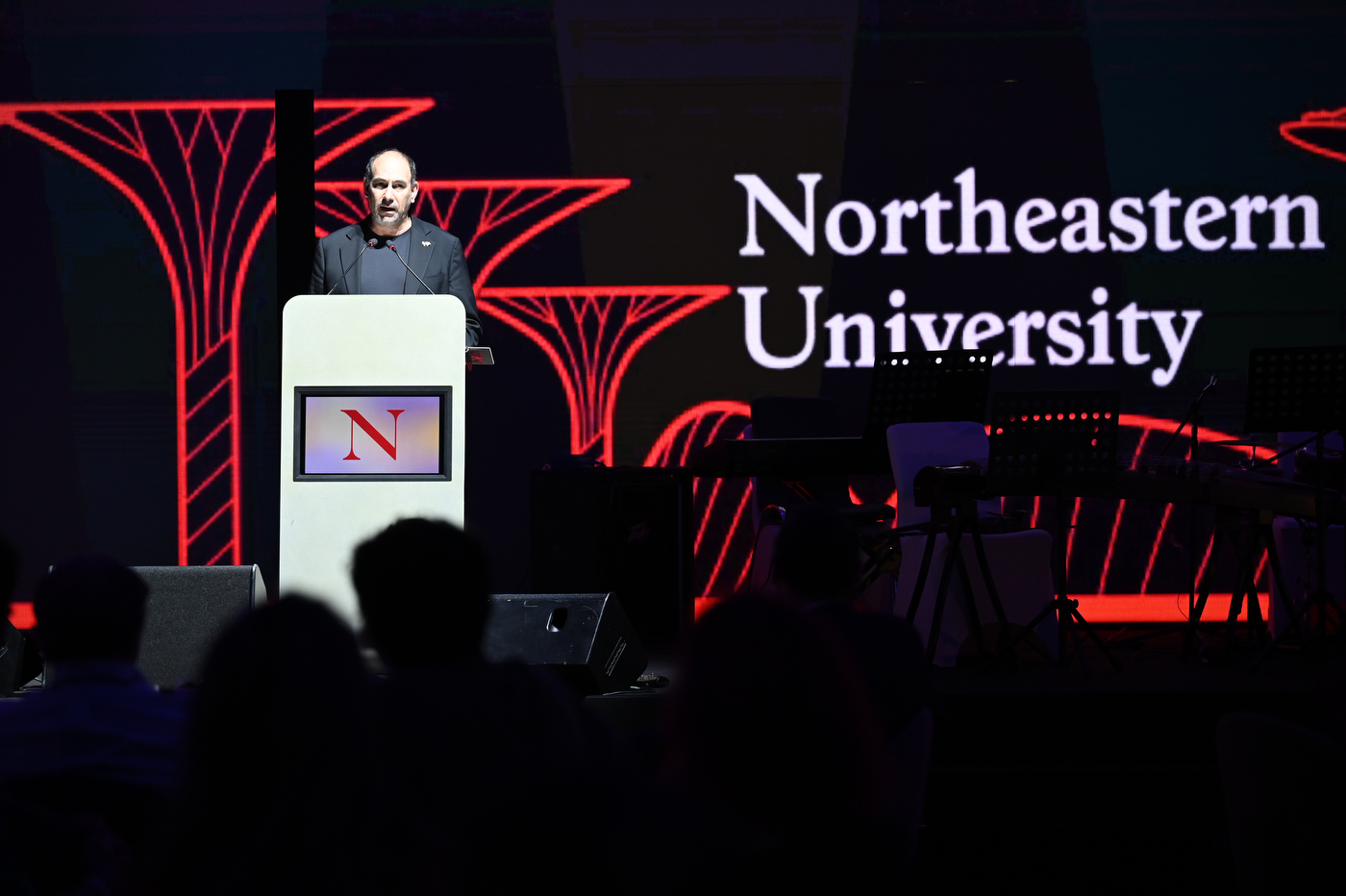 Northeastern President Joseph E. Aoun welcomed business, government and education leaders, as well as parents, students and graduates in Singapore for discussions about global issues.