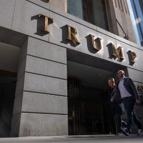 Exterior of Trump Tower in New York.