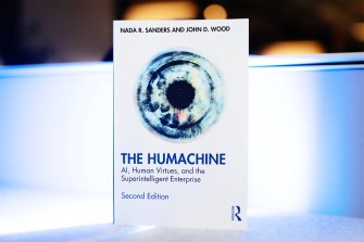 The cover of Nada Sanders' new book 'The Humachine'.