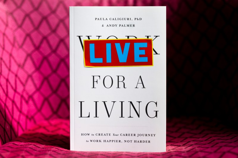 A photo of the book "Live for a Living".