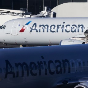 An American Airlines plane at Miami International Airport.