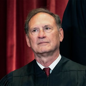 Justice Samuel Alito sitting at the Supreme Court.