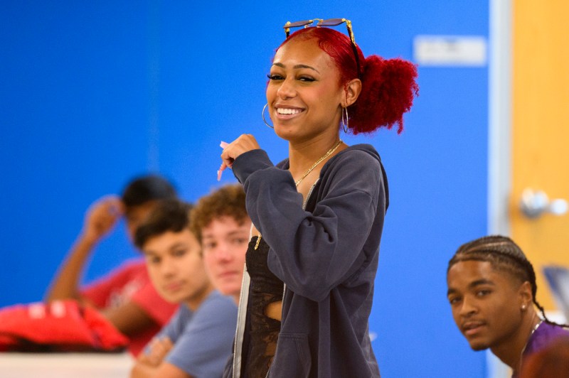 A student attending the Summer Bridge Scholars program in Richards Hall. 