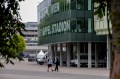 Outside view of the Ernst Happel stadium in Vienna.