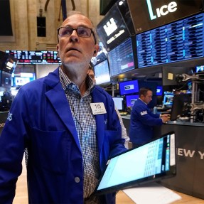 Mark Puetzer inside the New York Stock Exchange.