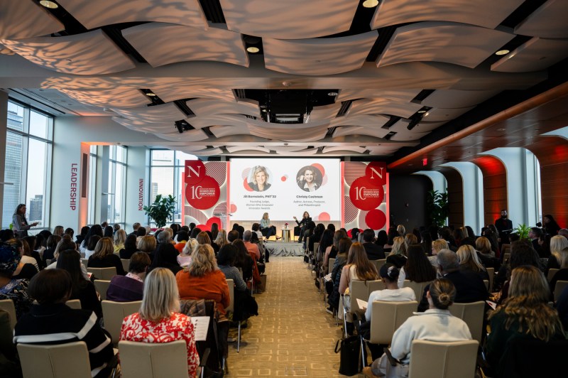 A room full of people at the Women Who Empower summit.