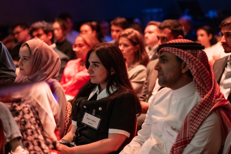 Audience members listening at the Intergenerational Leaders Exchange.