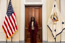 Siima Machayo at the white house.