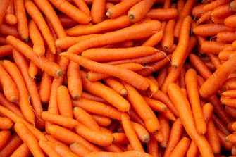 A pile of carrots.