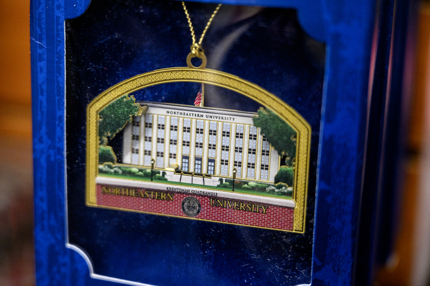 A flat ornament of Krentzman Quadrangle.