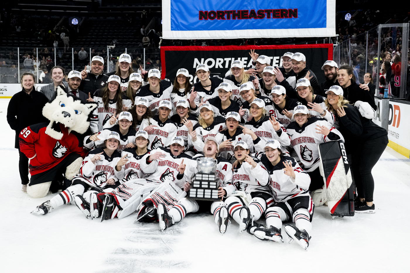 Northeastern Women's Hockey Wins 2025 Beanpot Championship