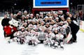 A group photo of the Northeastern Women's Hockey team