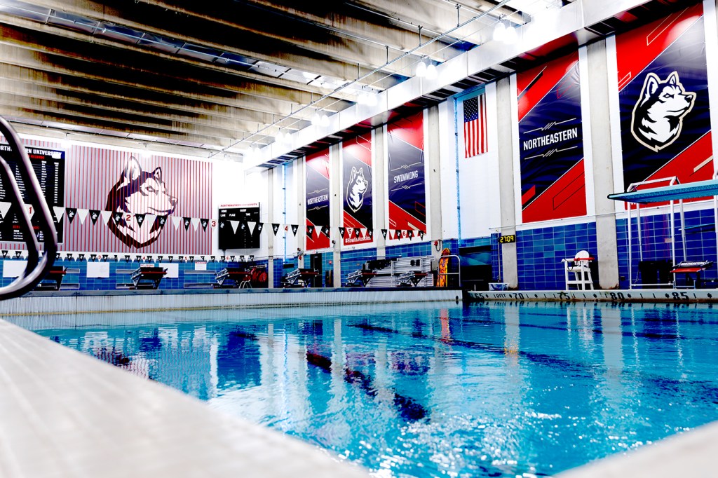 The pool inside the Barletta Natatorium.