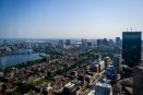 A view of the Boston skyline from the Prudential building.