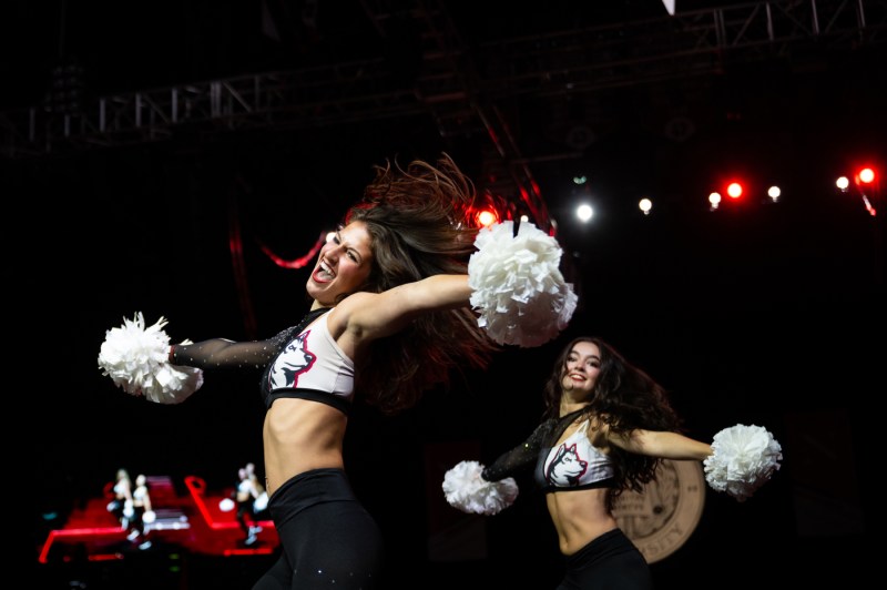 Students perform at convocation.
