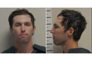 Two mugshots of Tyler Robinson, a white man charged in the death of Charlie Kirk.