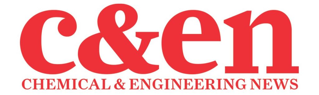 Chemical and Engineering news logo, red on white background.