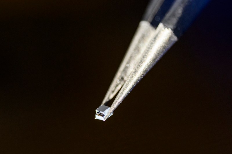 A close-up photo of technology on the Burlington campus.