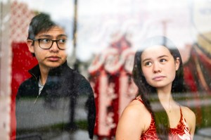 NATIVE student group President Avery Nakata, depicted on the right, stands next to Vice President Tamarron Austin