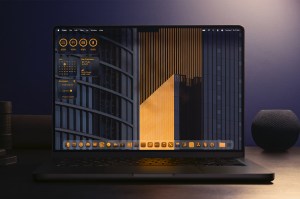 A photo depicting an open laptop with a sleek screen.