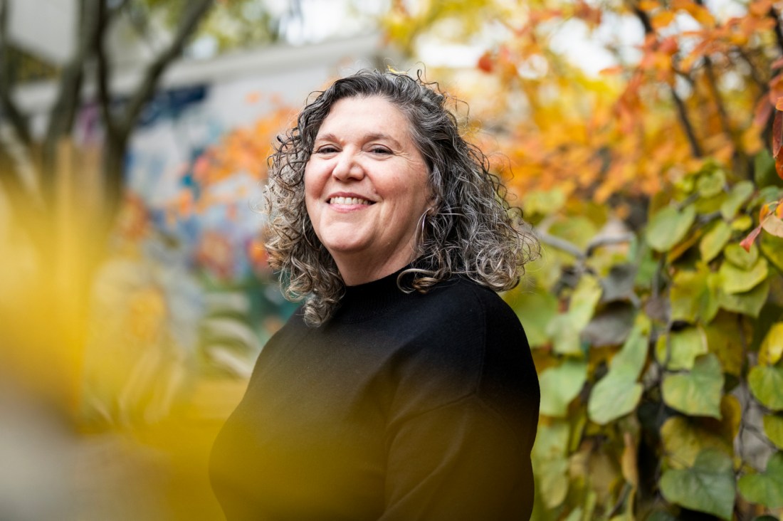 Author and Northeastern alumna Amy Kaufman smiles.