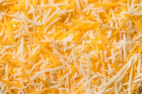 Organic Mexican Shredded Cheese in a Bowl.