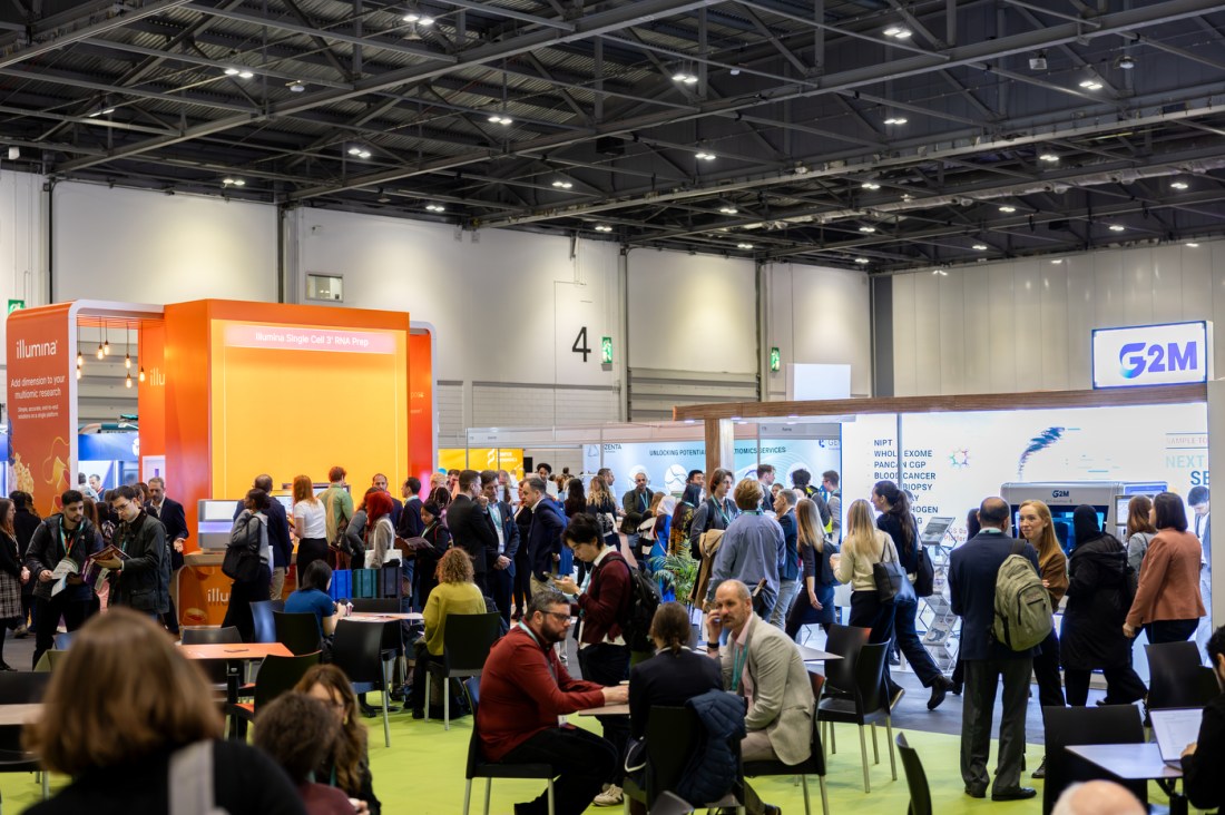 A crowd of attendees at a conference