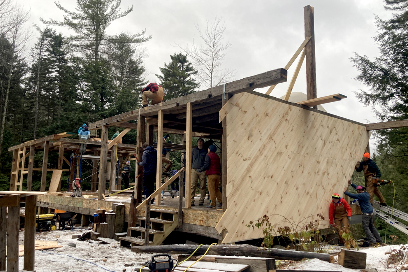 The climb to rebuild Huskies’ home in the White Mountains